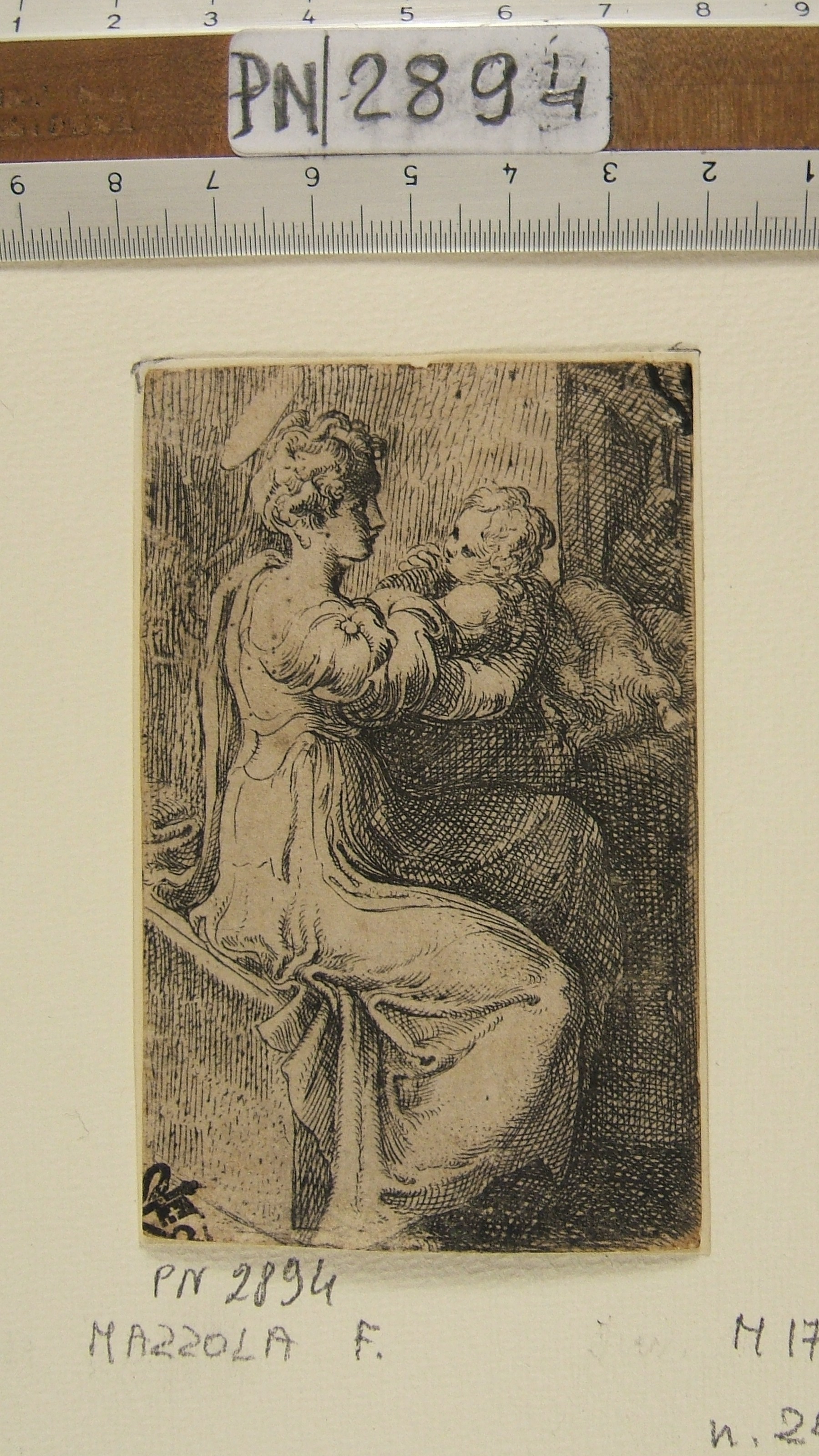 Mazzola Francesco detto il Parmigianino - Madonna con Bambino